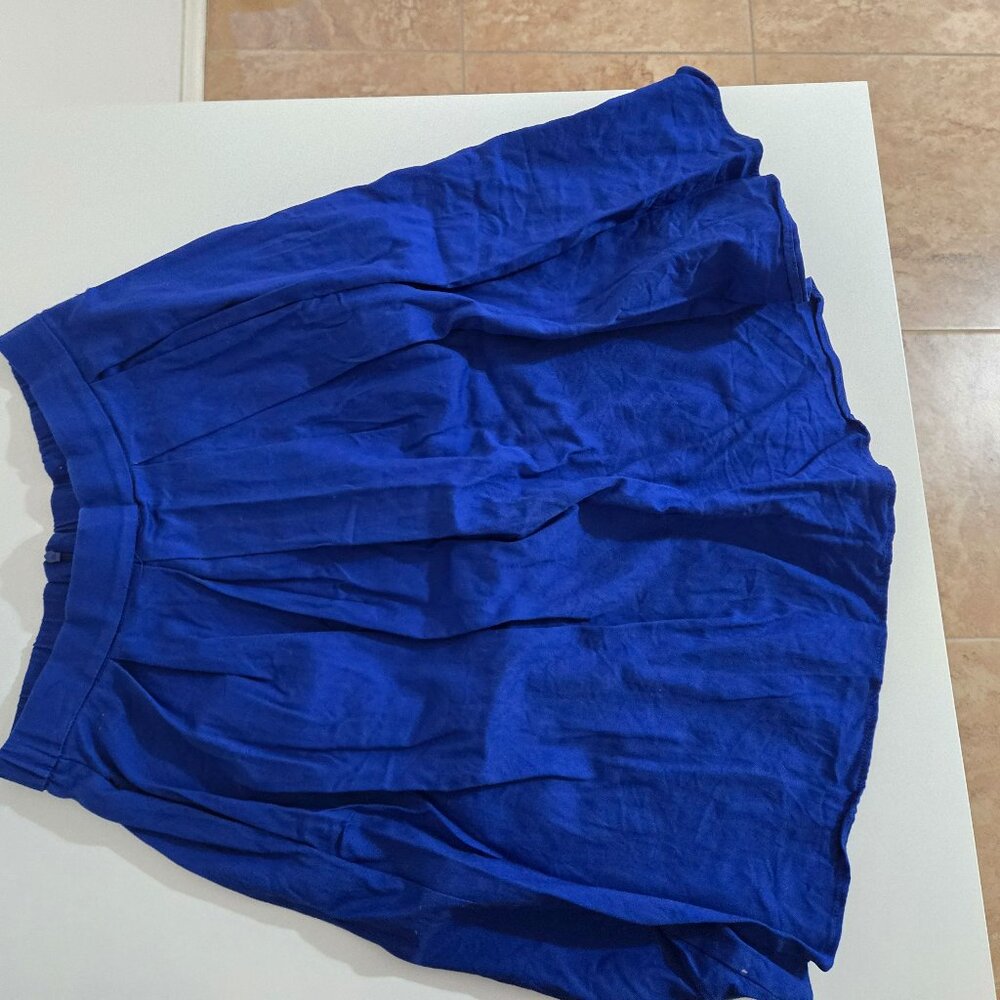 Blue skirt